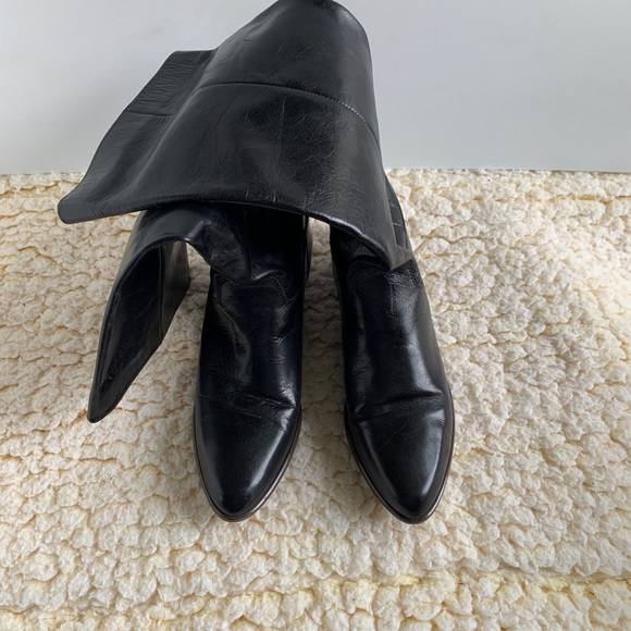 Black Nine West Knee-Length Boots - Size 10M - Picture 2 of 13